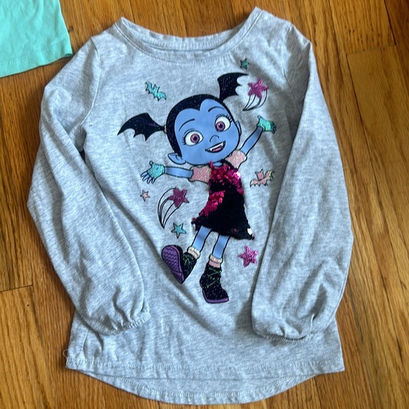Disney graphic tops girls size xs 4/5 - Picture 2 of 4
